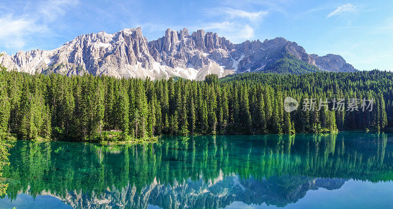 爱抚湖- Karersee, Trentino-Alto Adige，意大利